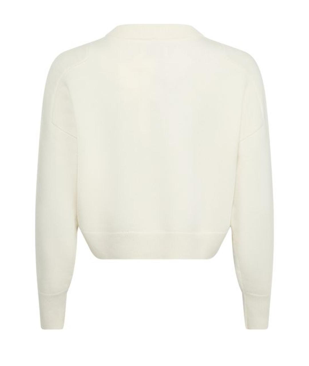 LOULOU STUDIO Бежевый кашемировый джемпер / свитер, фото 2