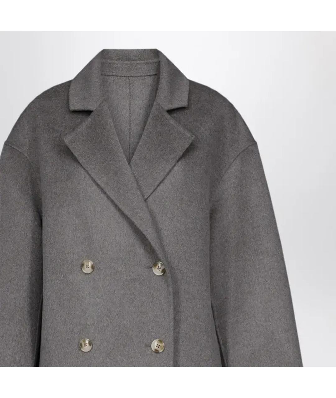 LOULOU STUDIO Серое кашемировое пальто, фото 2