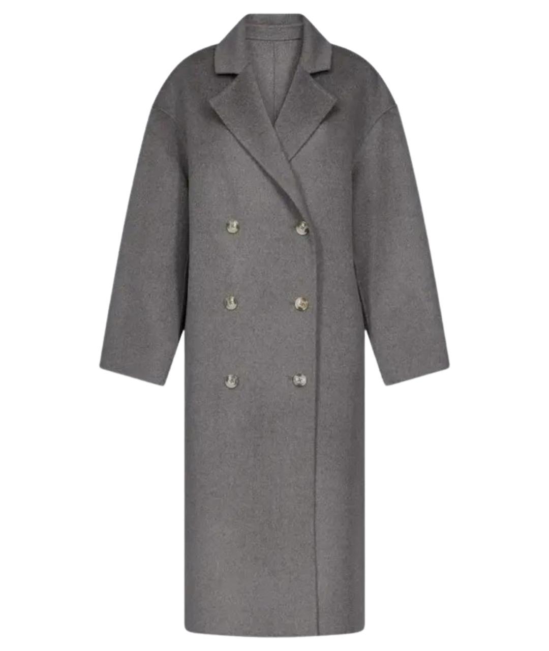 LOULOU STUDIO Серое кашемировое пальто, фото 1