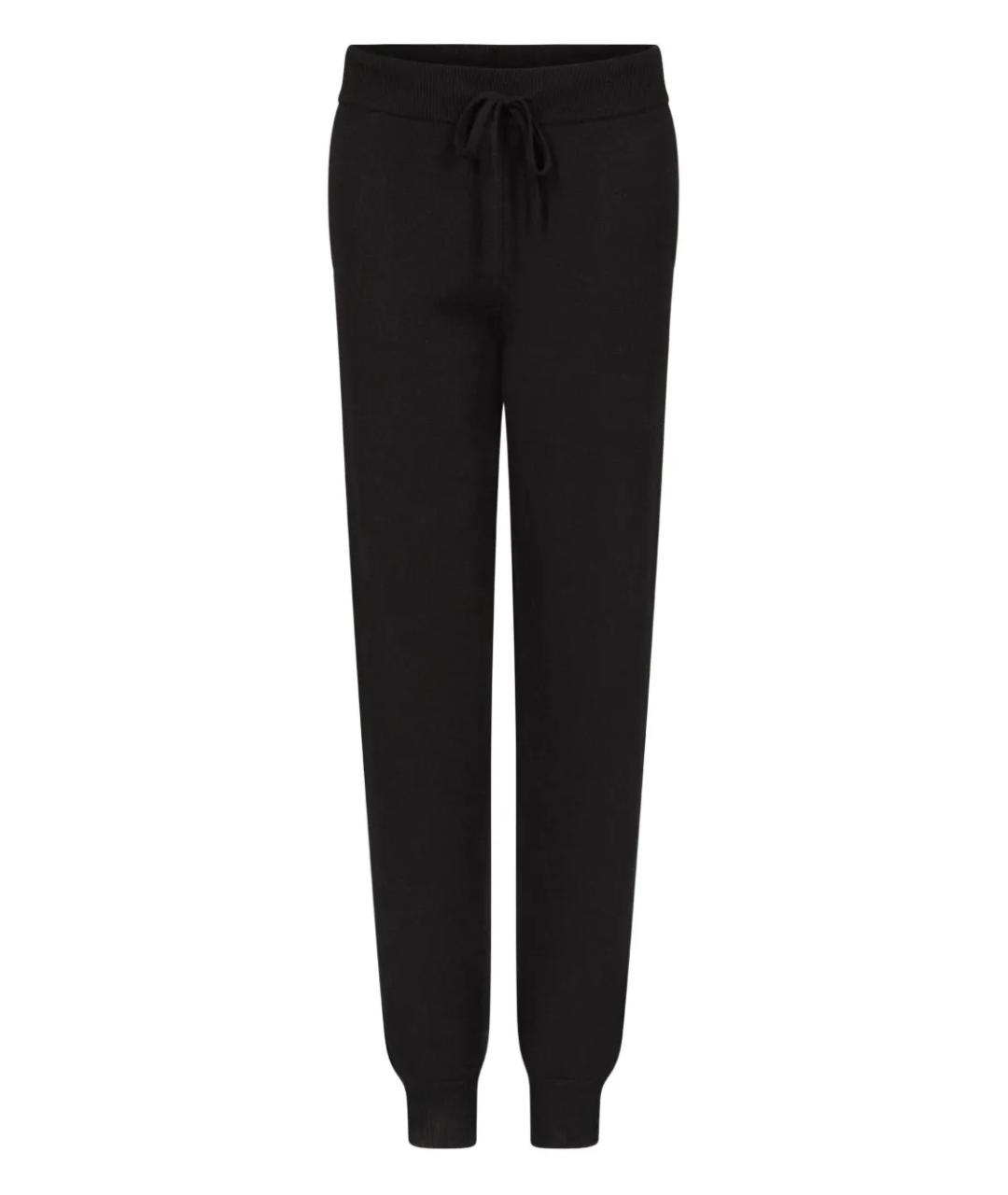 LOULOU STUDIO Черные кашемировые спортивные брюки и шорты, фото 1