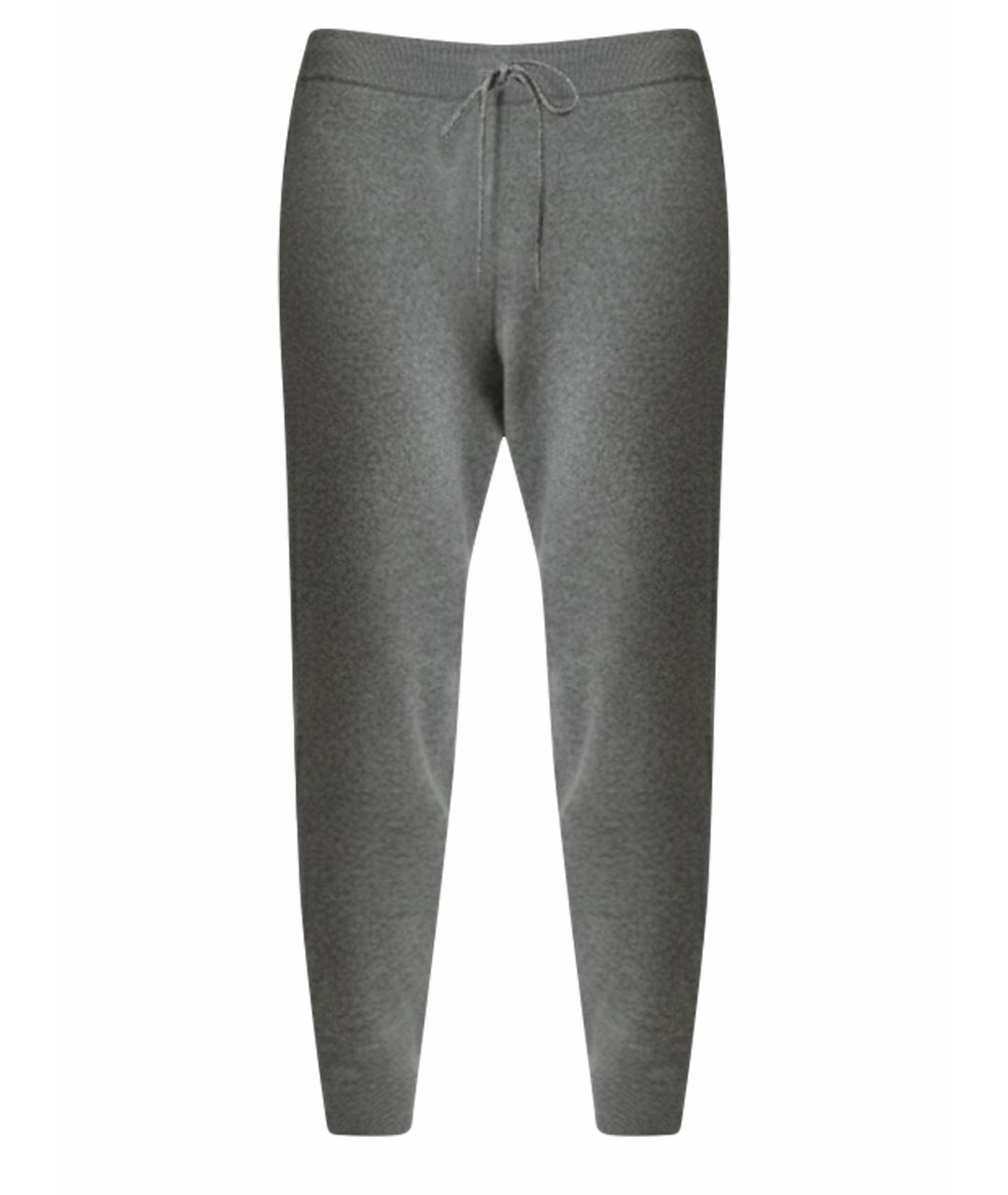 LOULOU STUDIO Серые кашемировые спортивные брюки и шорты, фото 1