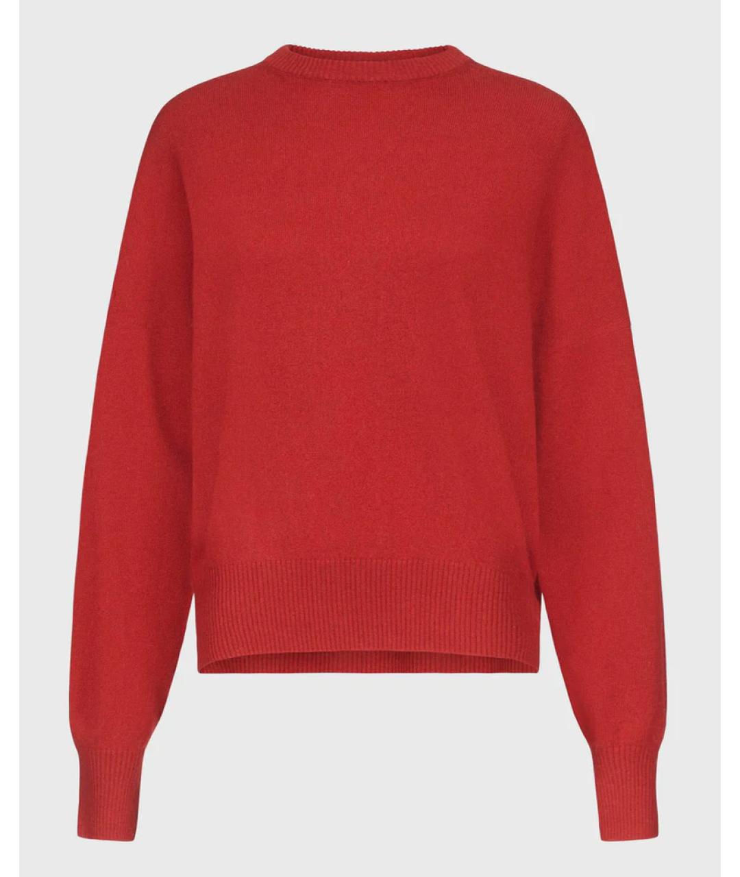 LOULOU DE SAISON Красный кашемировый джемпер / свитер, фото 5