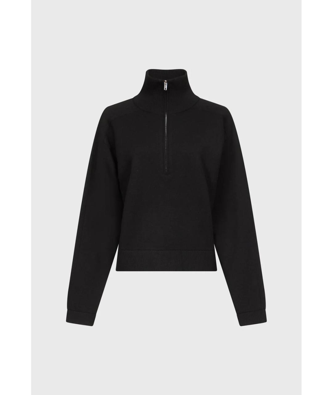 LOULOU DE SAISON Черный кашемировый джемпер / свитер, фото 6