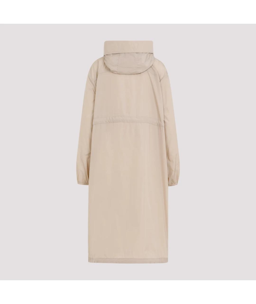 MONCLER Бежевая хлопковая парка, фото 2