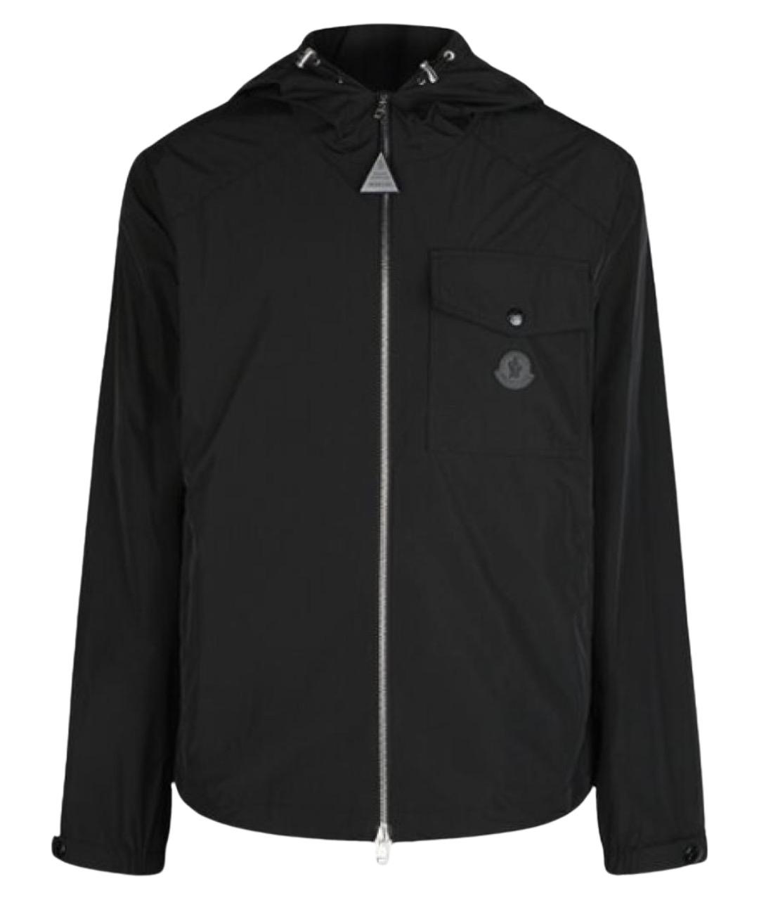 MONCLER Черная полиамидовая куртка, фото 1