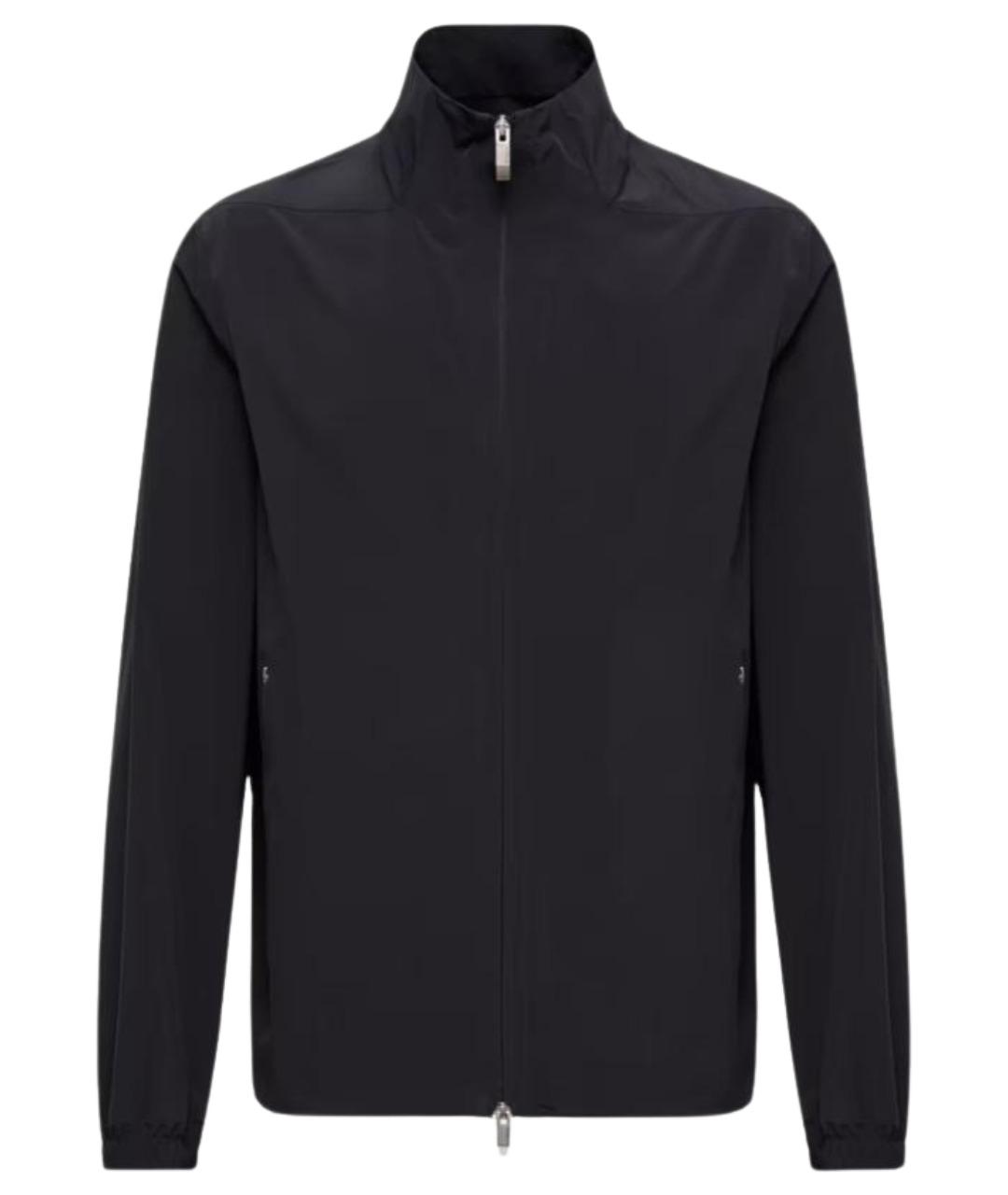 MONCLER Черная полиамидовая куртка, фото 1