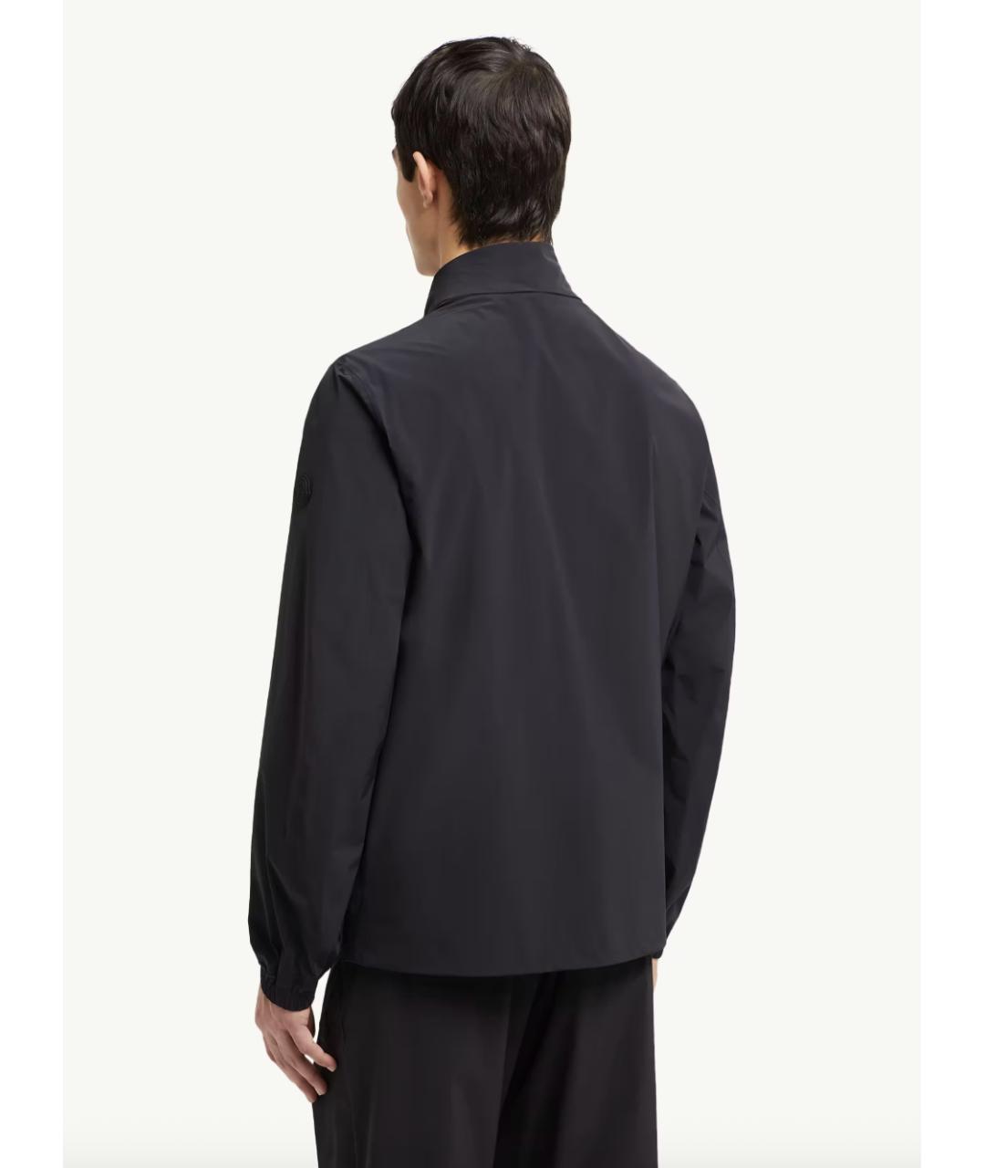 MONCLER Черная полиамидовая куртка, фото 5