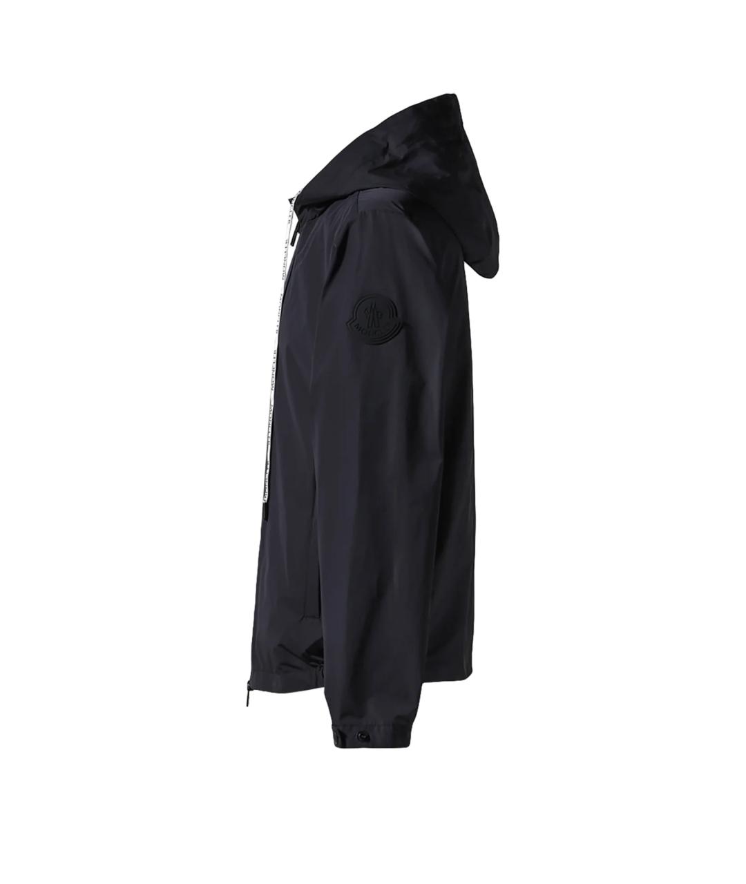 MONCLER Черная полиамидовая куртка, фото 2