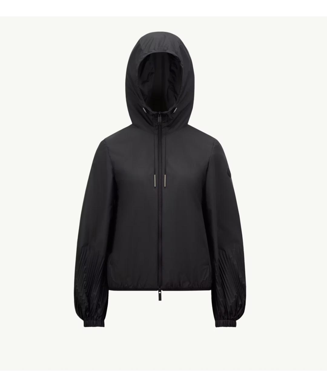 MONCLER Черная полиамидовая куртка, фото 7