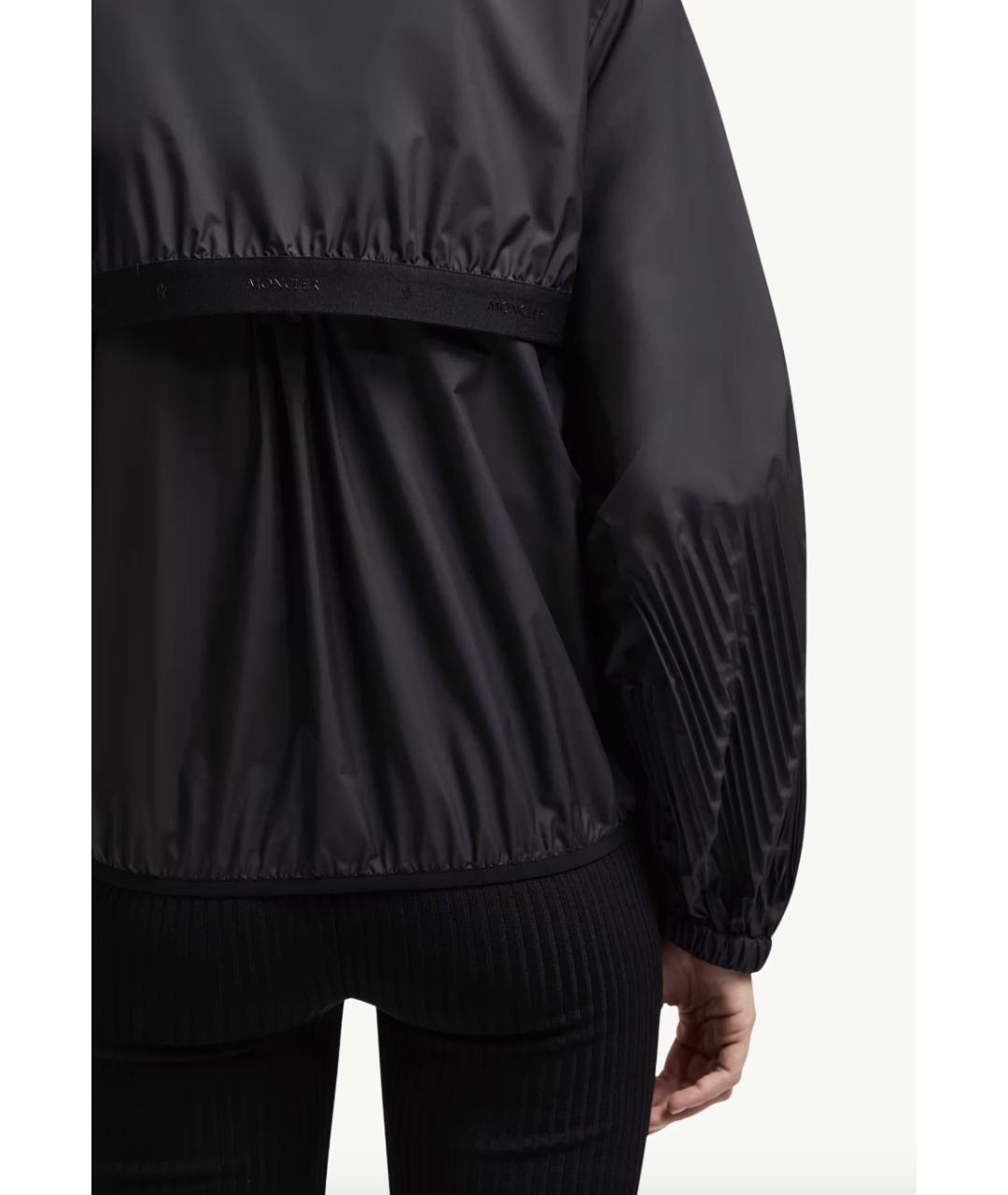 MONCLER Черная полиамидовая куртка, фото 6