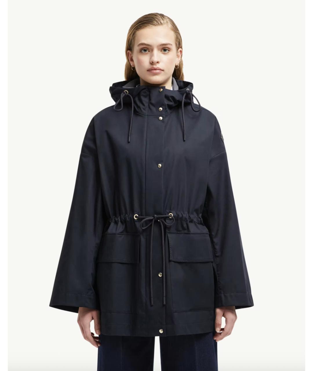 MONCLER Темно-синяя хлопковая парка, фото 3