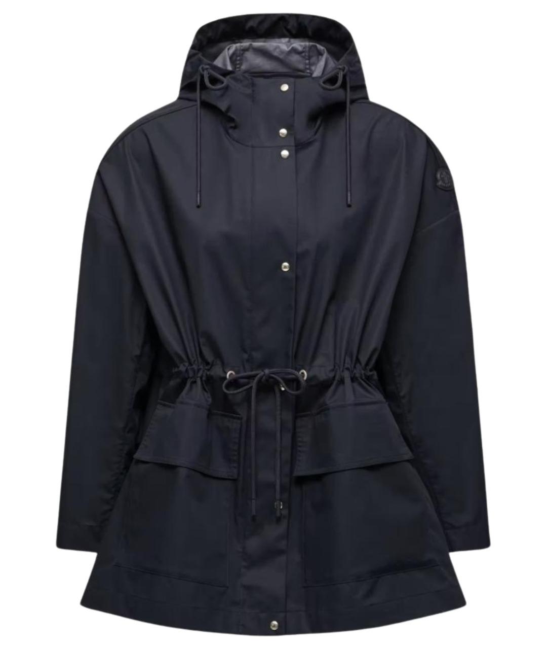 MONCLER Темно-синяя хлопковая парка, фото 1