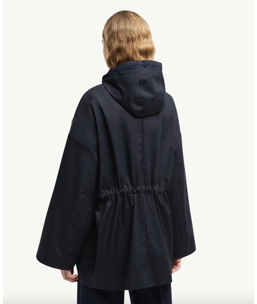 MONCLER Темно-синяя хлопковая парка, фото 4