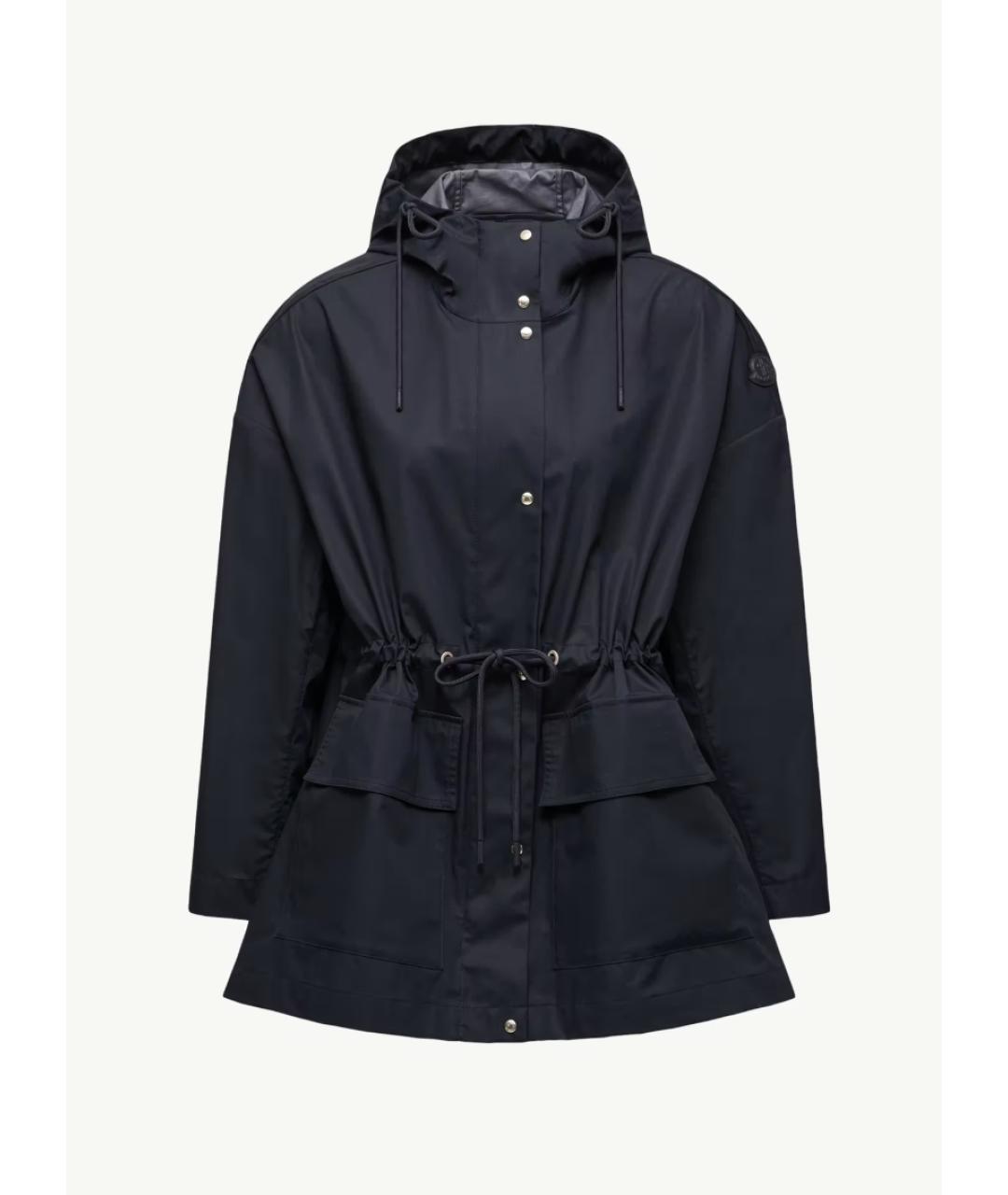 MONCLER Темно-синяя хлопковая парка, фото 6