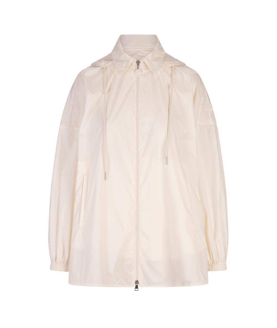 MONCLER Бежевая полиамидовая куртка, фото 1