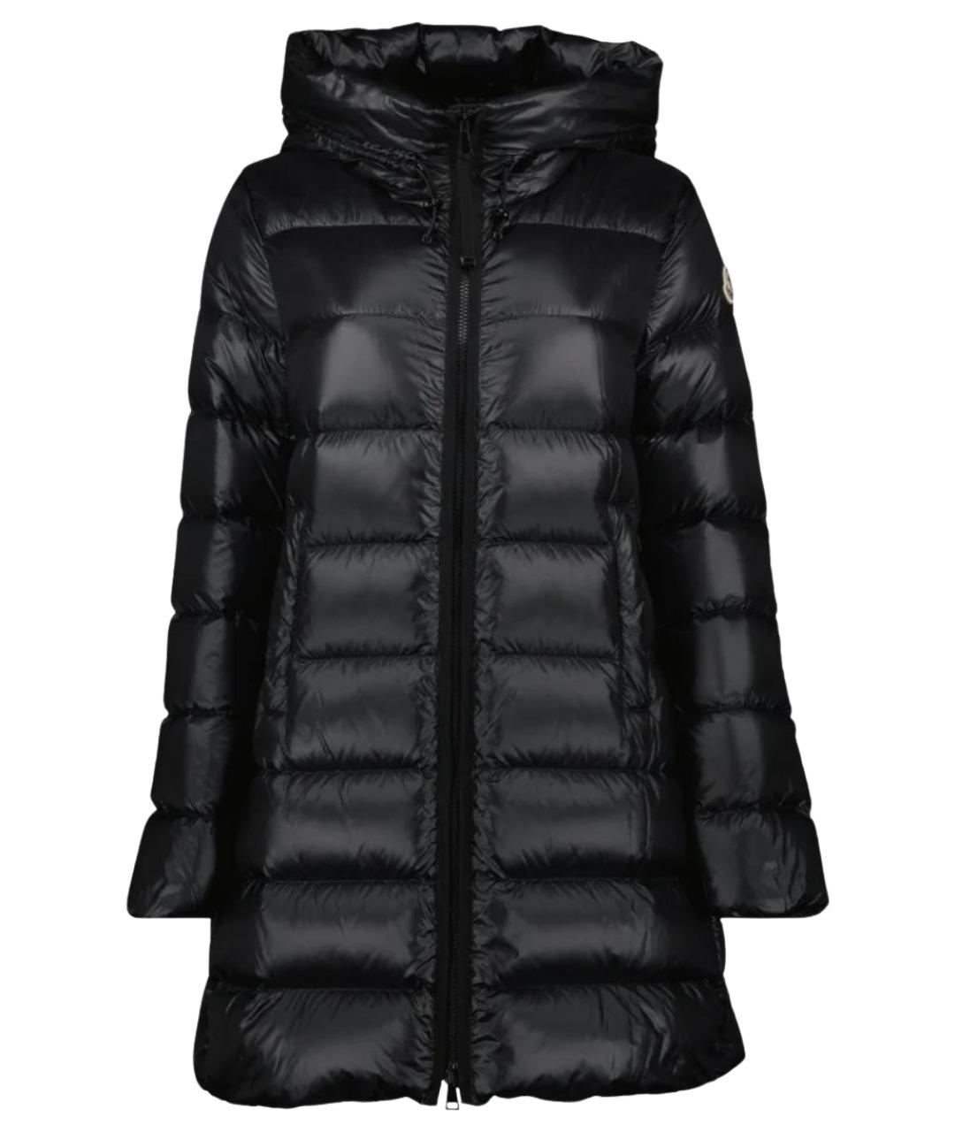 MONCLER Черный пуховик, фото 1