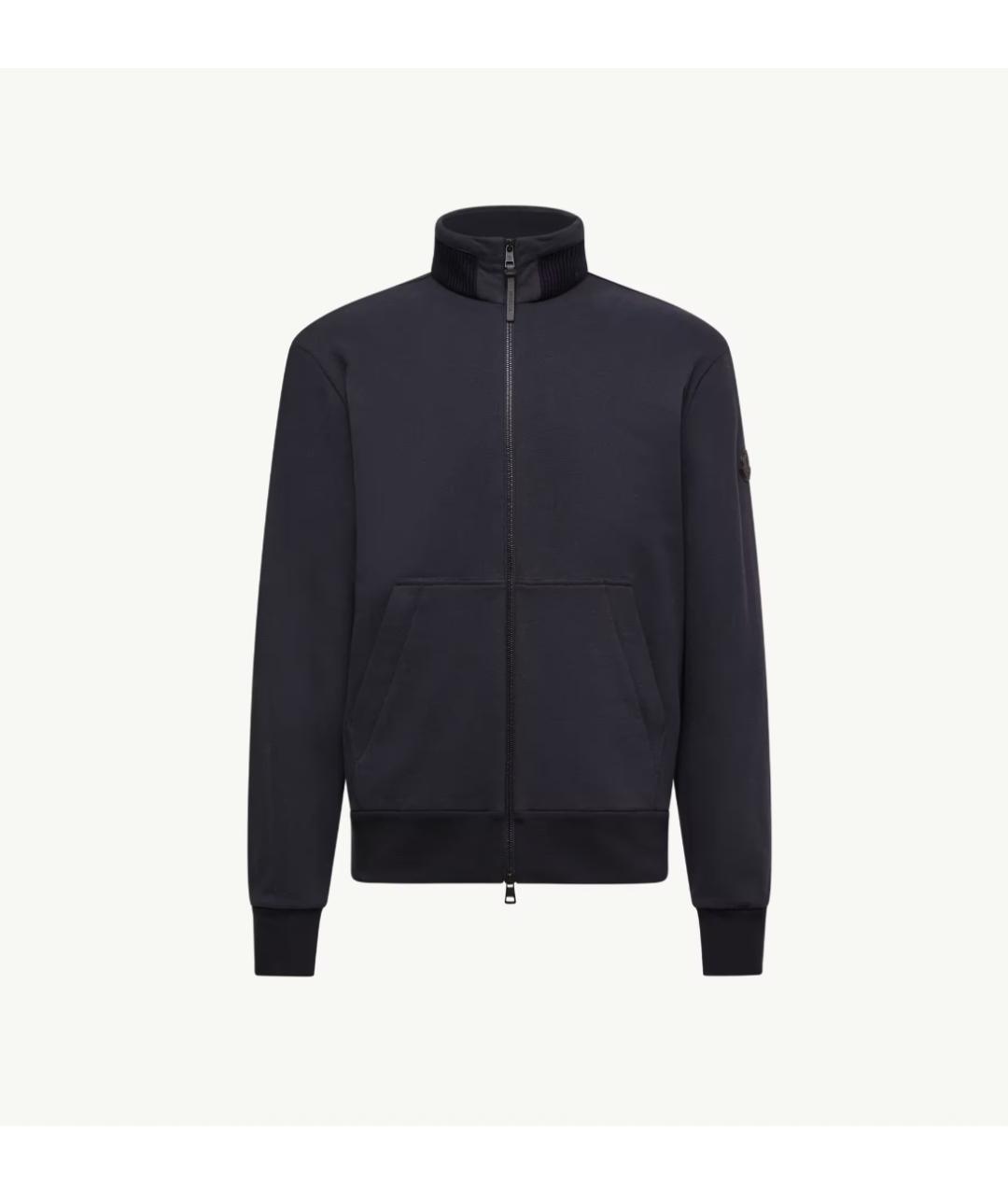 MONCLER Темно-синий хлопковый кардиган, фото 6