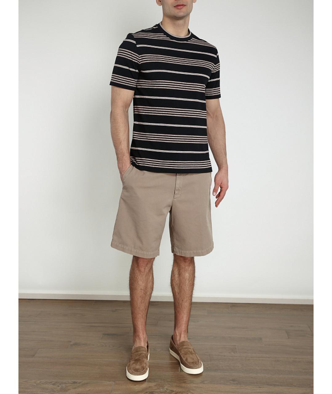 BRUNELLO CUCINELLI Бежевые шорты, фото 2