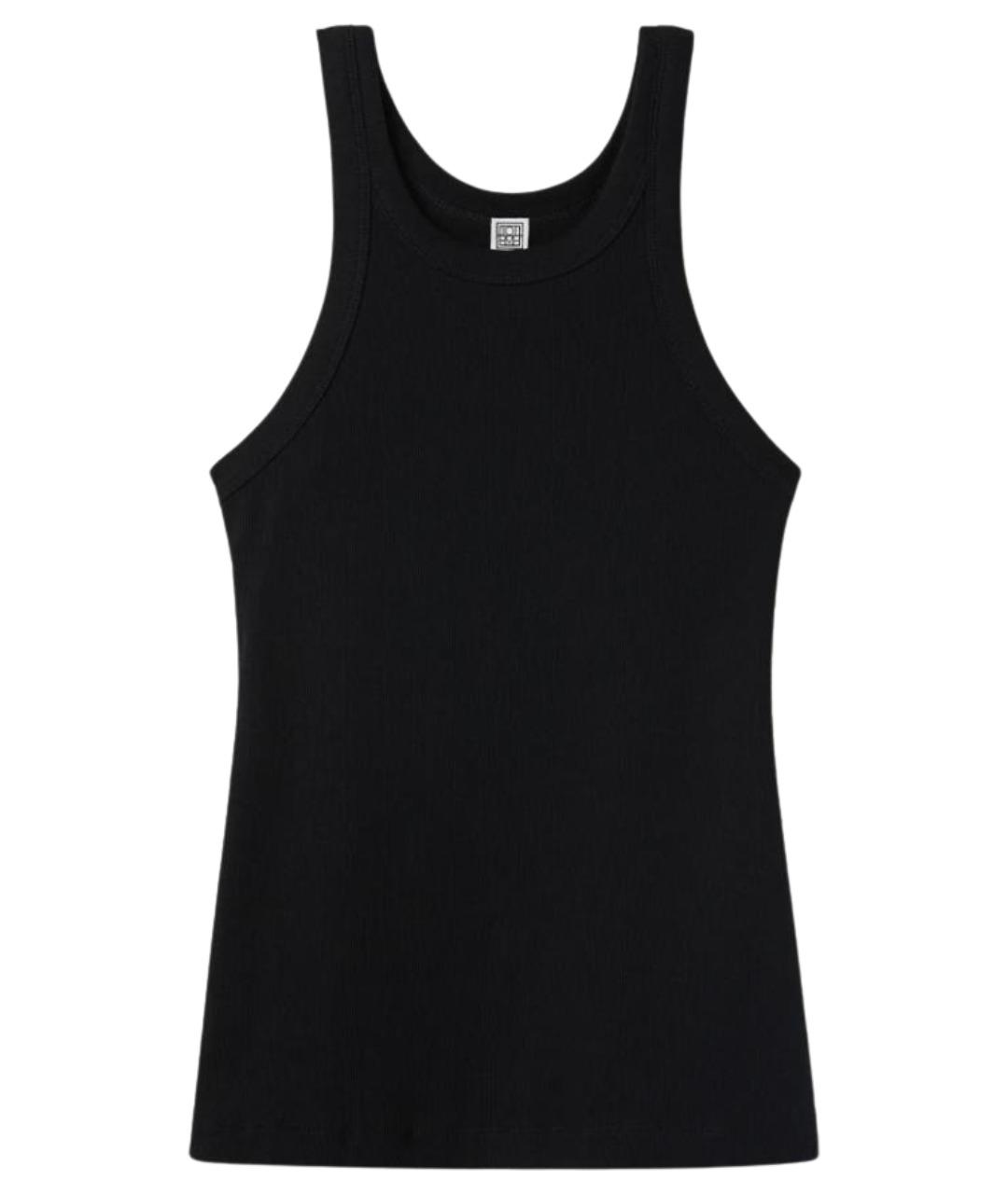 TOTEME Черная хлопковая майка, фото 1