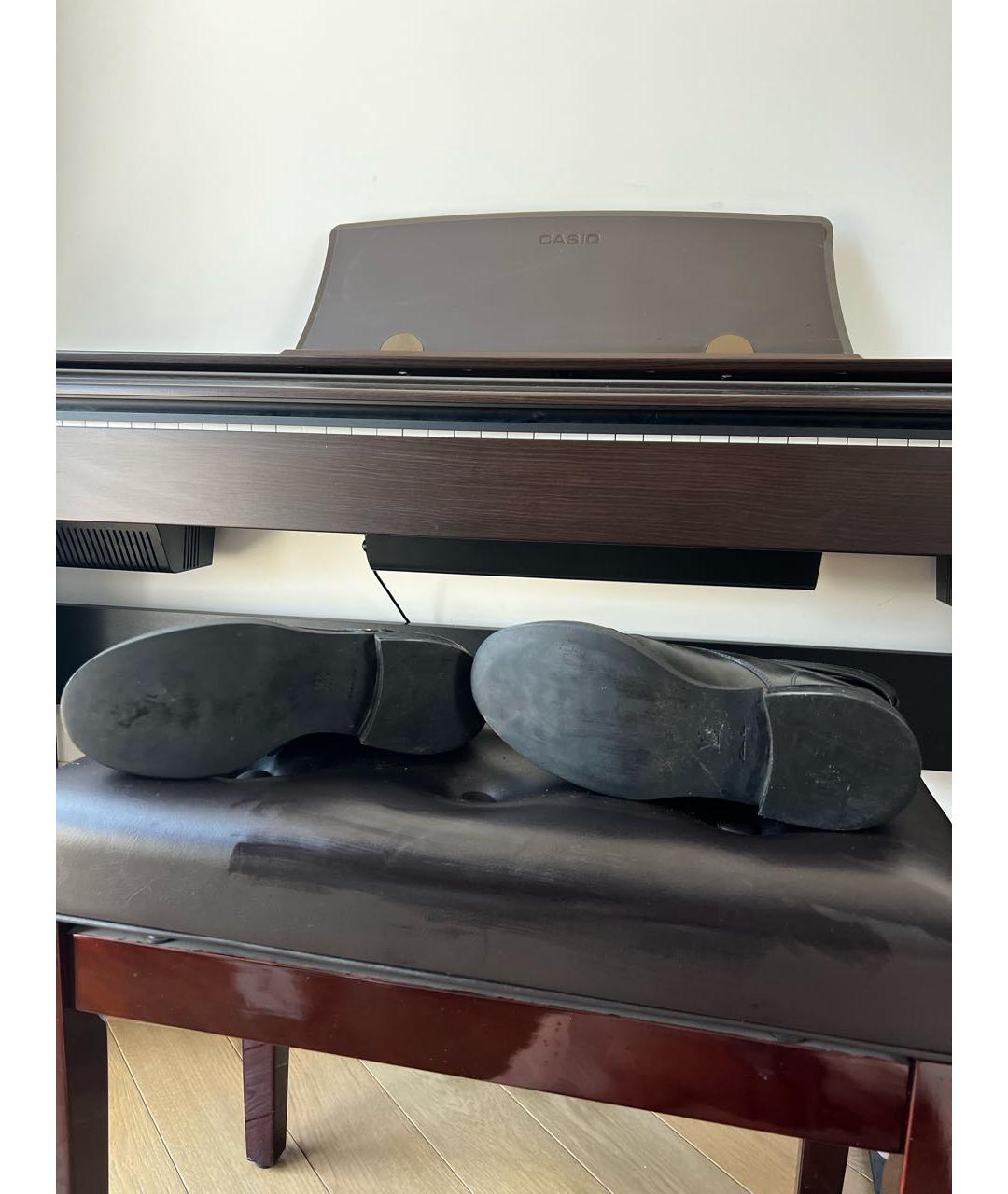 LOUIS VUITTON Черные кожаные ботинки, фото 6