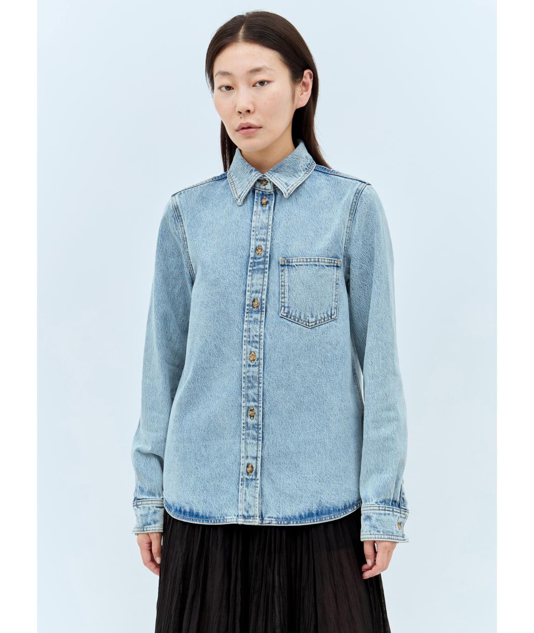 TOTEME Голубая рубашка, фото 3