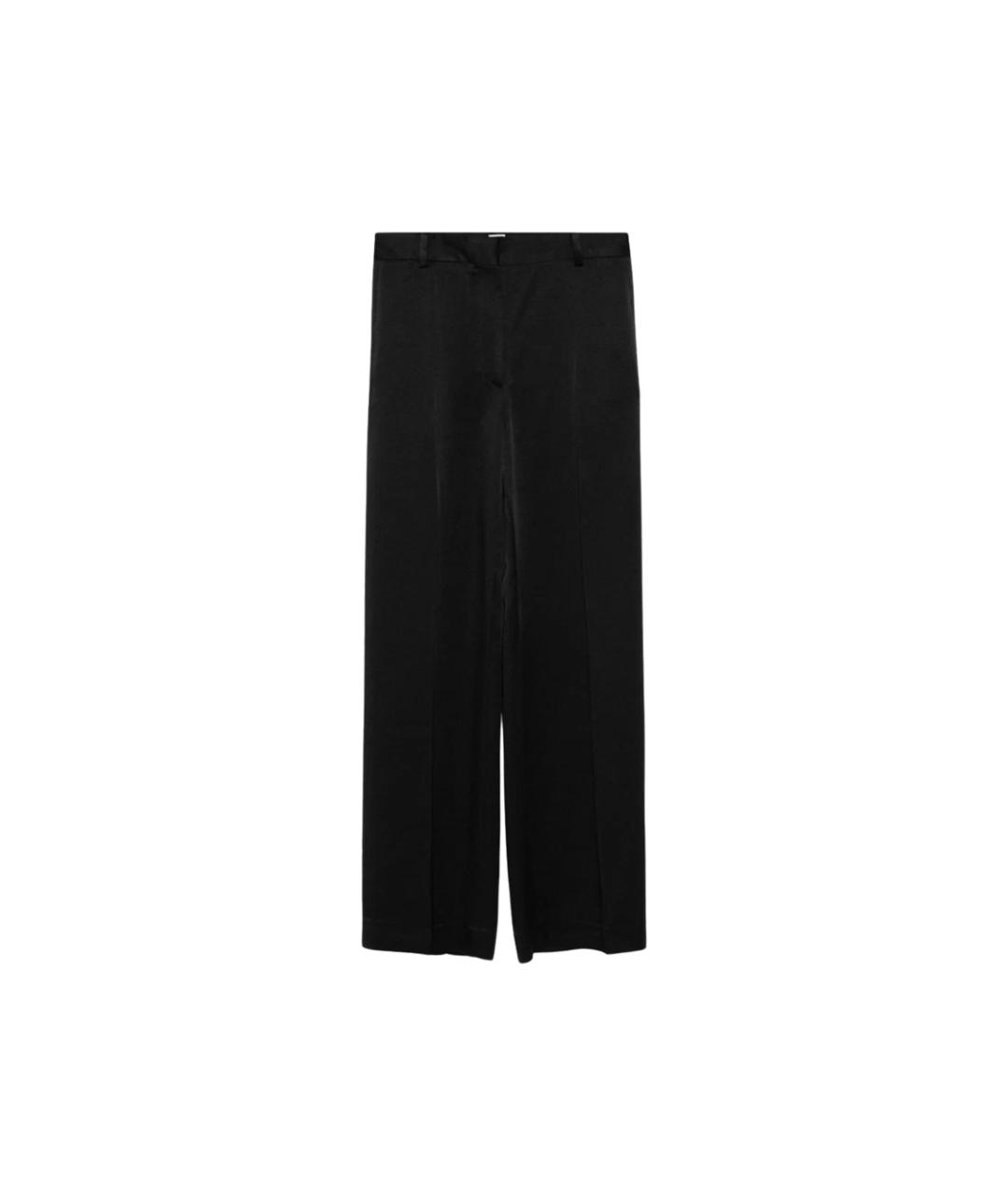 TOTEME Черные прямые брюки, фото 1