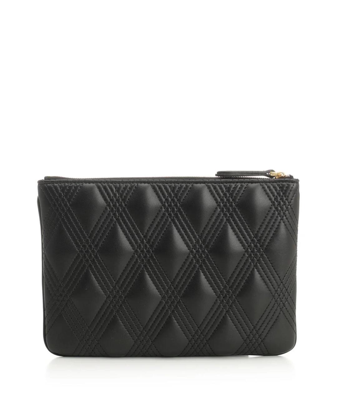 VALENTINO Черный кожаный кошелек, фото 2