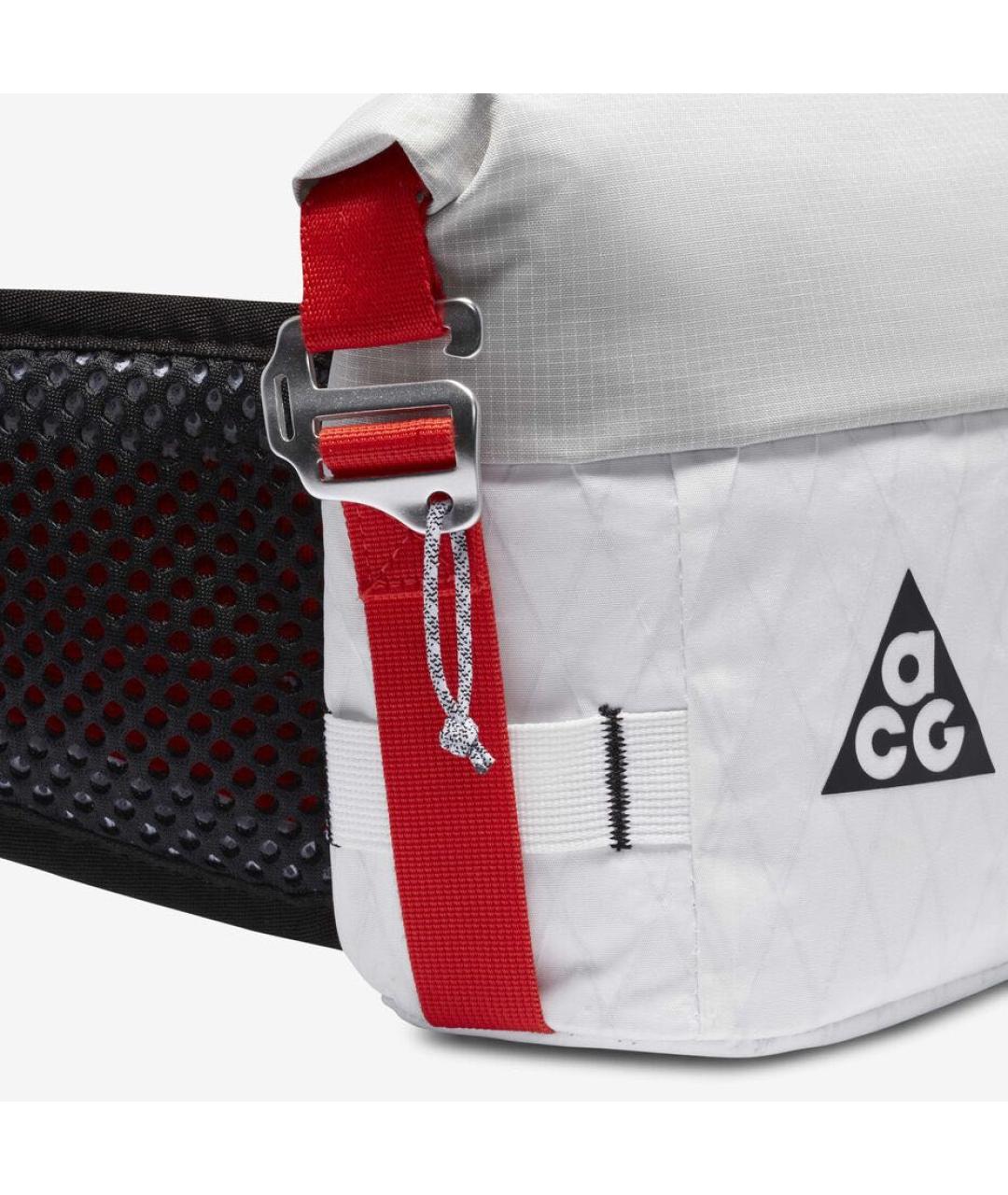NIKE ACG Белая тканевая сумка на плечо, фото 8