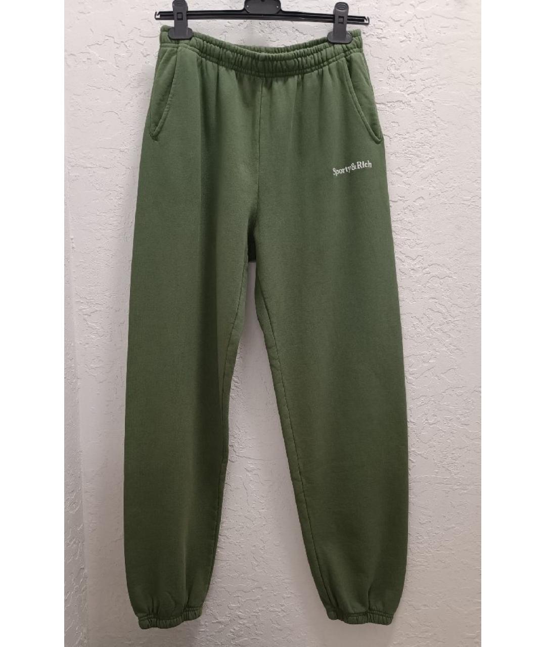 SPORTY AND RICH Хаки хлопковый спортивные костюмы, фото 2
