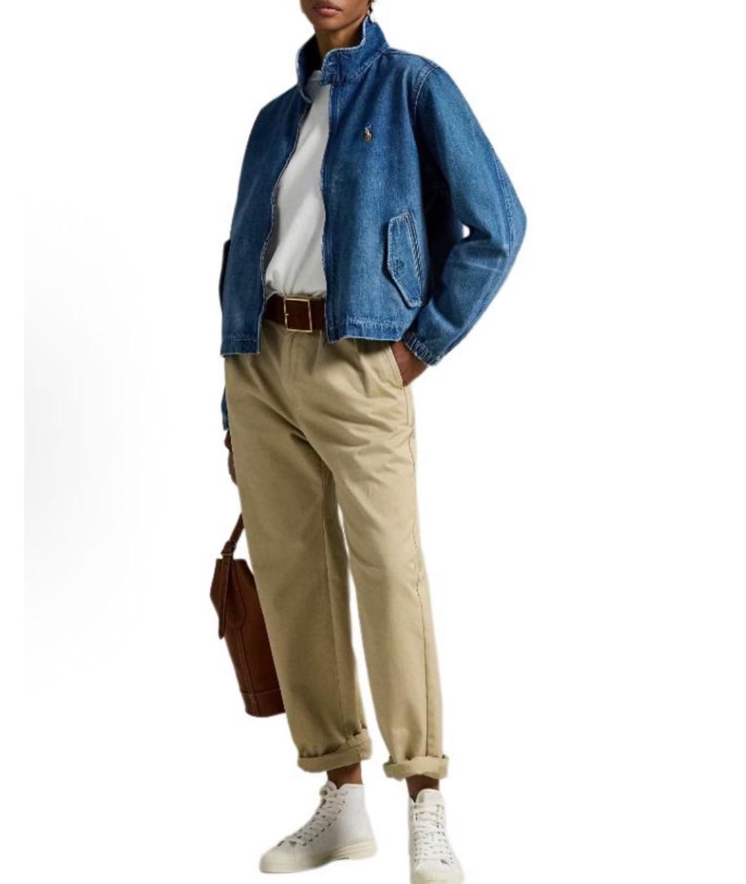 POLO RALPH LAUREN Синяя деним куртка, фото 2