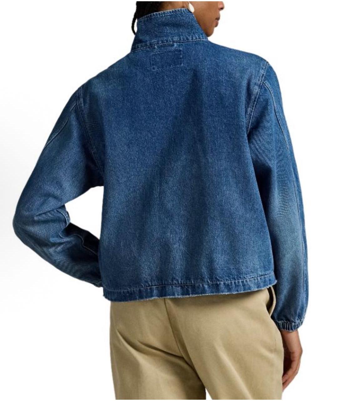 POLO RALPH LAUREN Синяя деним куртка, фото 4