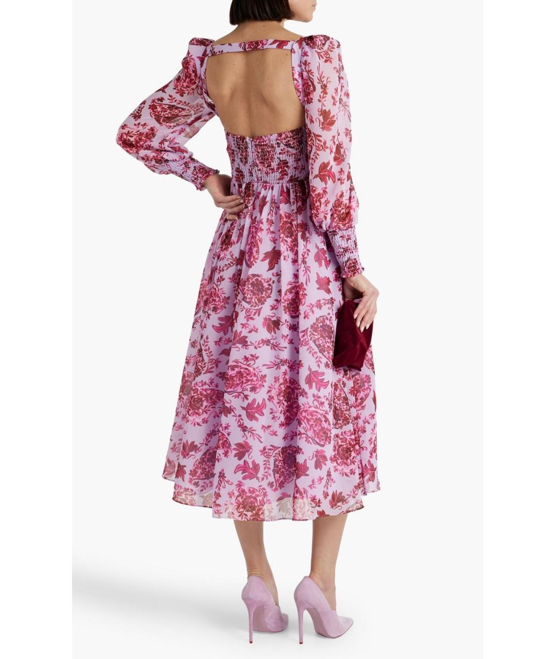 BADGLEY MISCHKA Розовое повседневное платье, фото 3