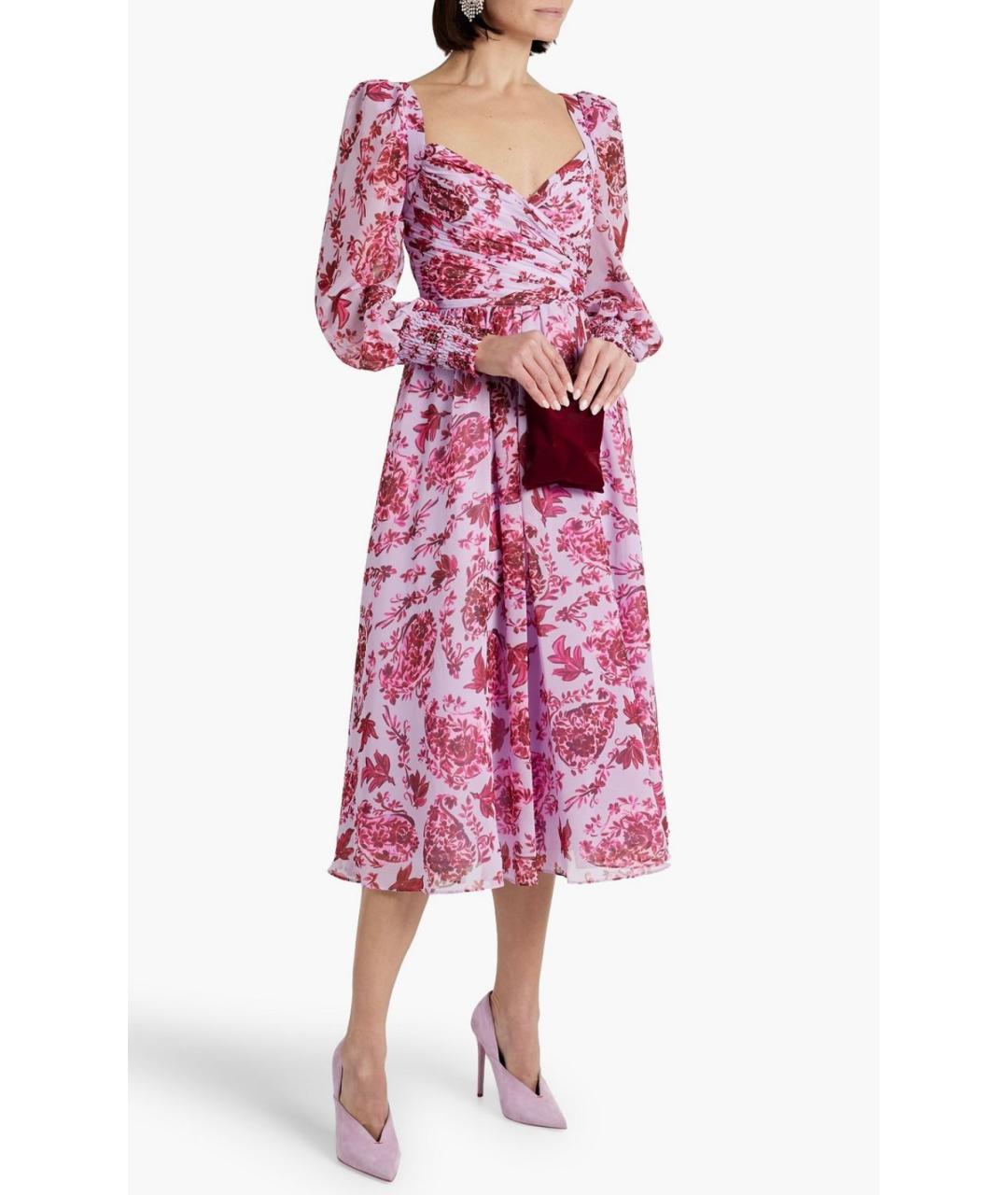 BADGLEY MISCHKA Розовое повседневное платье, фото 2