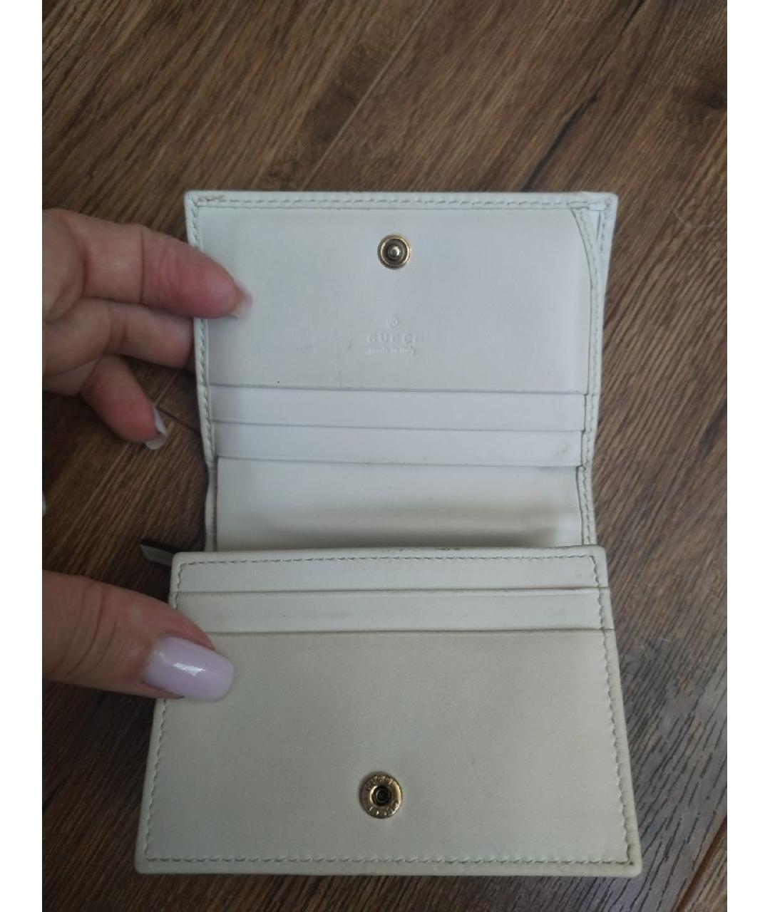 GUCCI Красный кожаный кошелек, фото 4