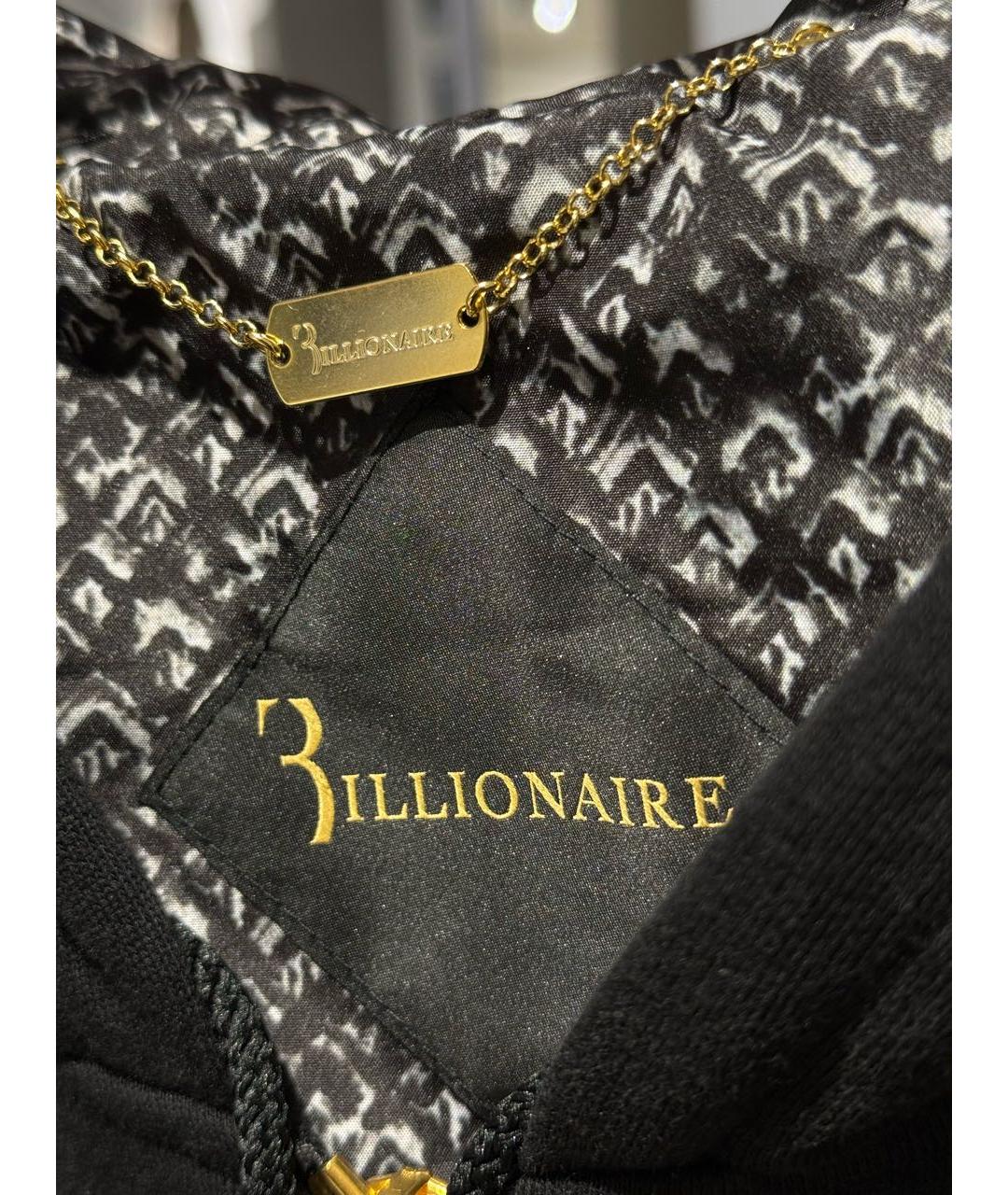 BILLIONAIRE Черный хлопковый спортивный костюм, фото 5