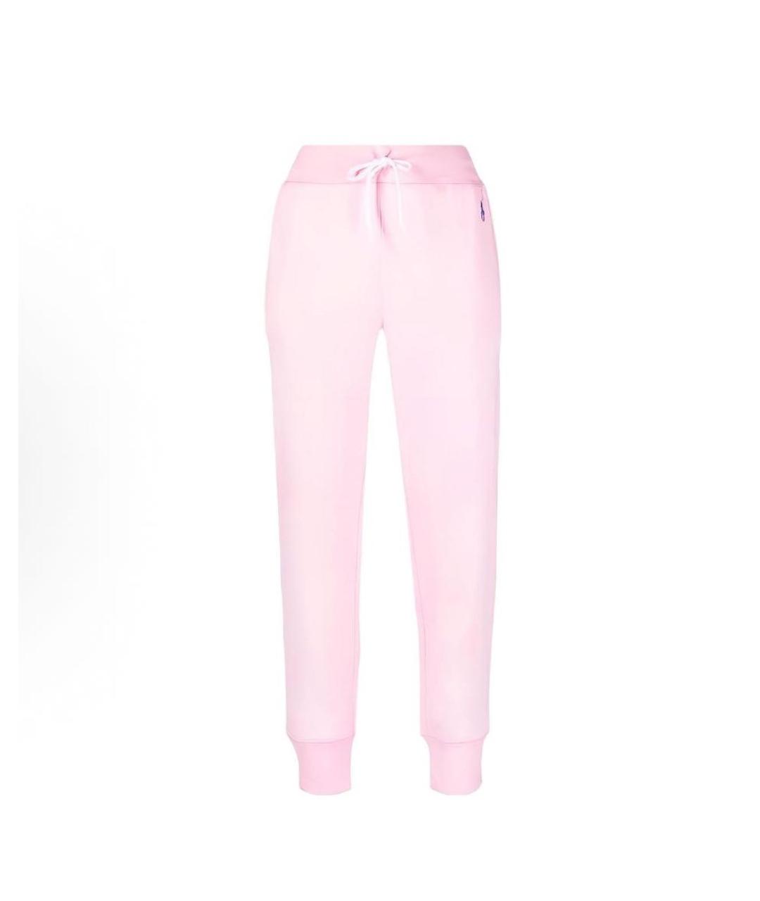 POLO RALPH LAUREN Розовые хлопковые спортивные брюки и шорты, фото 1