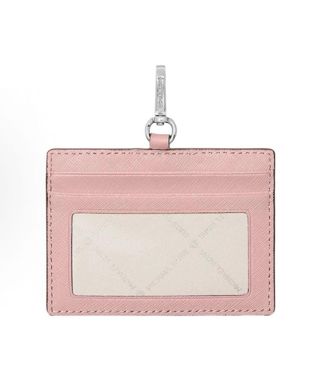 MICHAEL KORS Розовый кардхолдер, фото 3