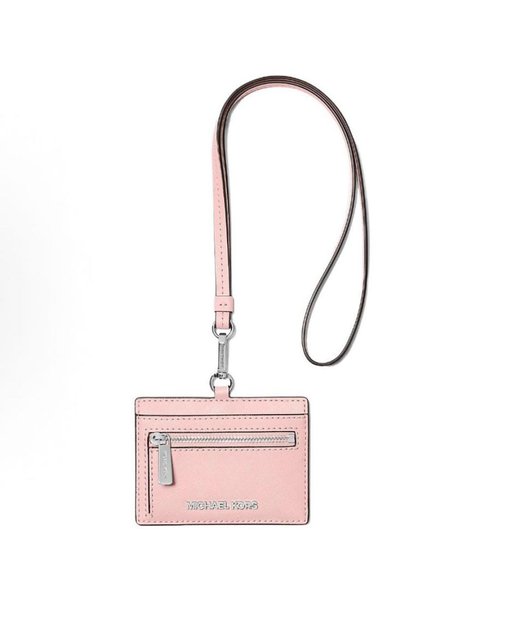 MICHAEL KORS Розовый кардхолдер, фото 1