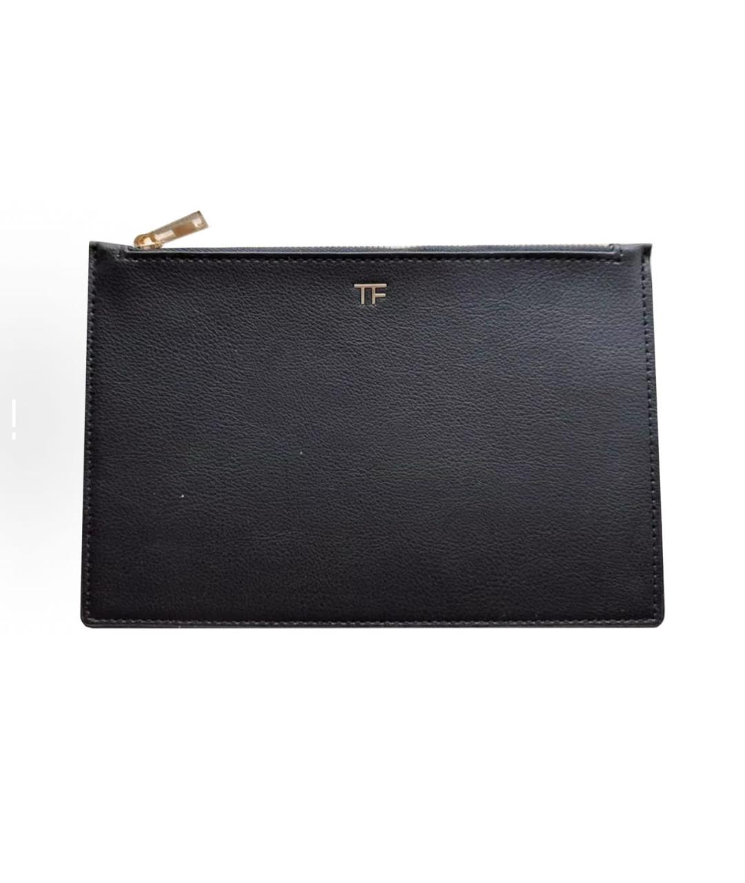 TOM FORD Черный кошелек из искусственной кожи, фото 4