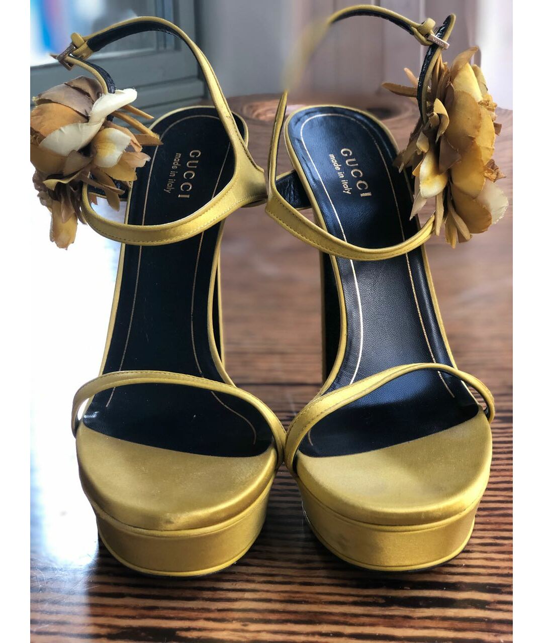 GUCCI Салатовые босоножки, фото 2