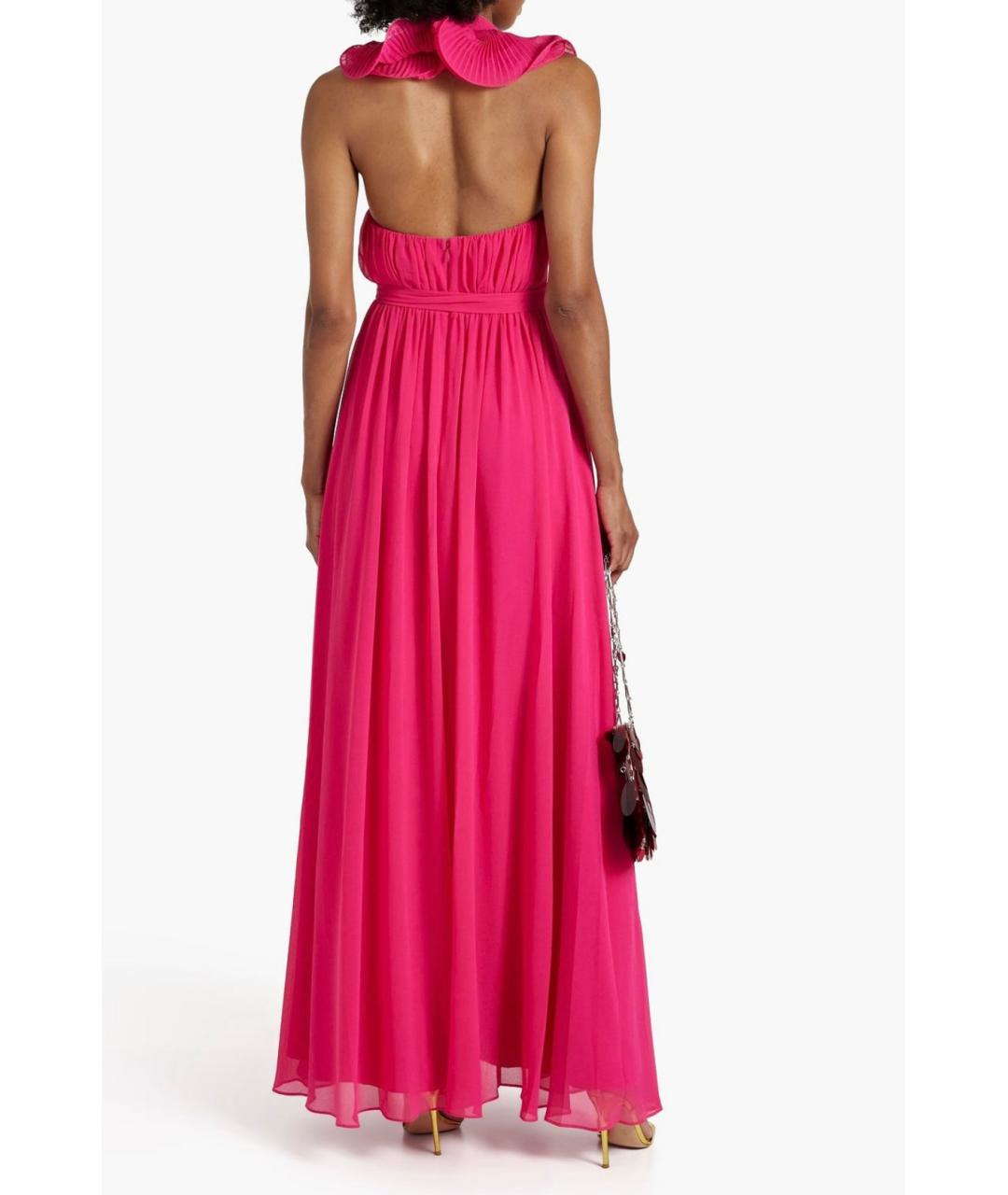 BADGLEY MISCHKA Фуксия коктейльное платье, фото 3