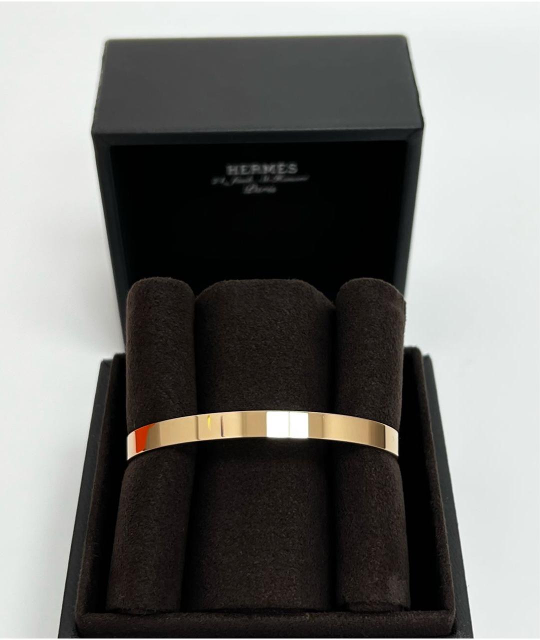 HERMES Золотой браслет из розового золота, фото 4