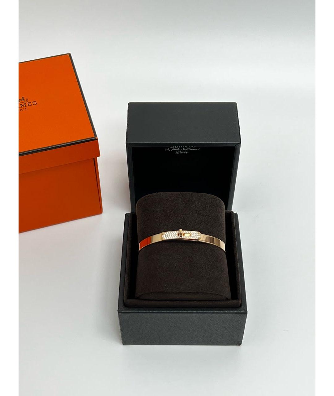 HERMES Золотой браслет из розового золота, фото 2