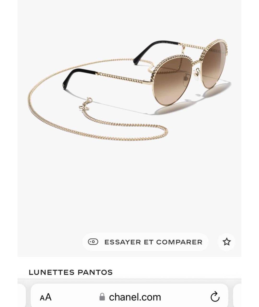 CHANEL Солнцезащитные очки, фото 4