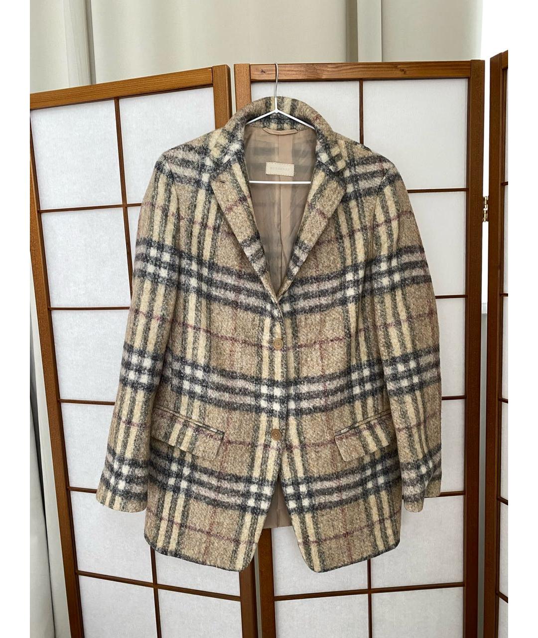 BURBERRY Мульти шерстяной жакет/пиджак, фото 5