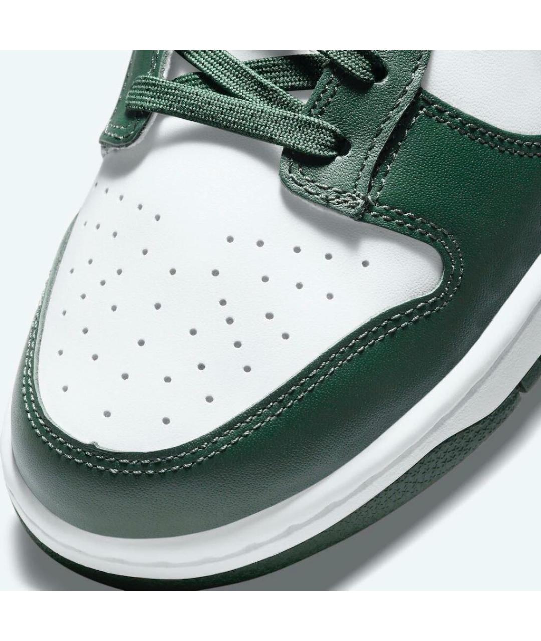 NIKE Зеленые кожаные кеды, фото 6
