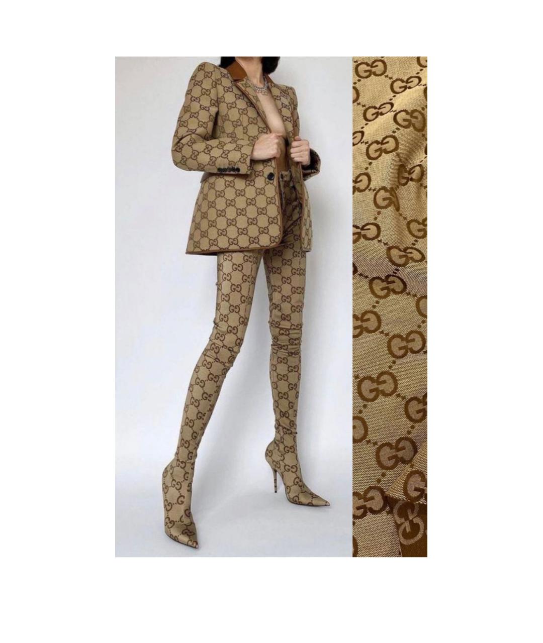 GUCCI Ботфорты, фото 4
