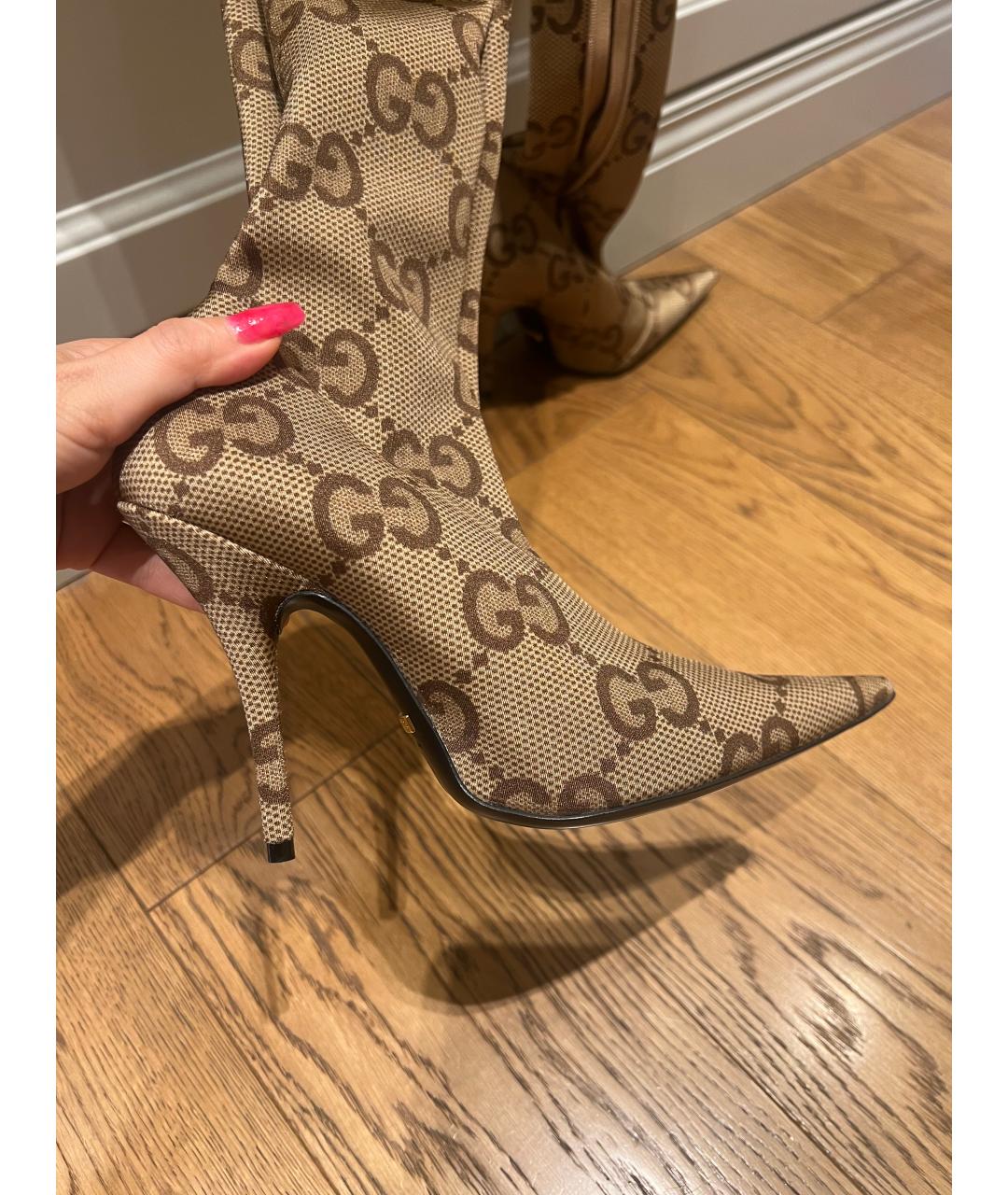 GUCCI Ботфорты, фото 2