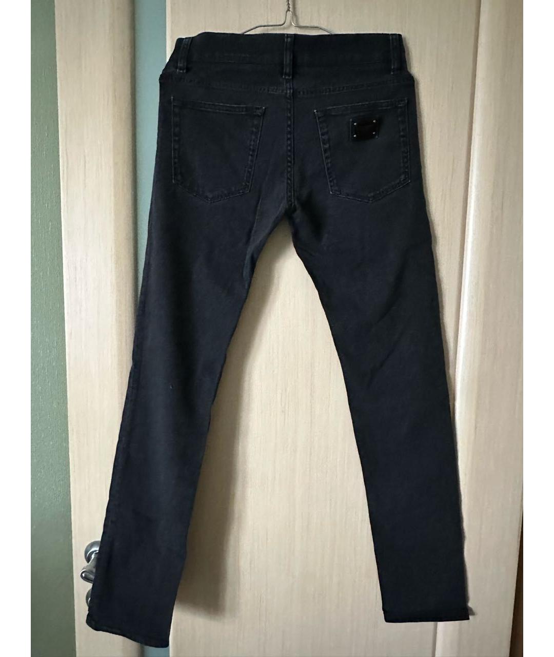 DOLCE&GABBANA Серые прямые джинсы, фото 2