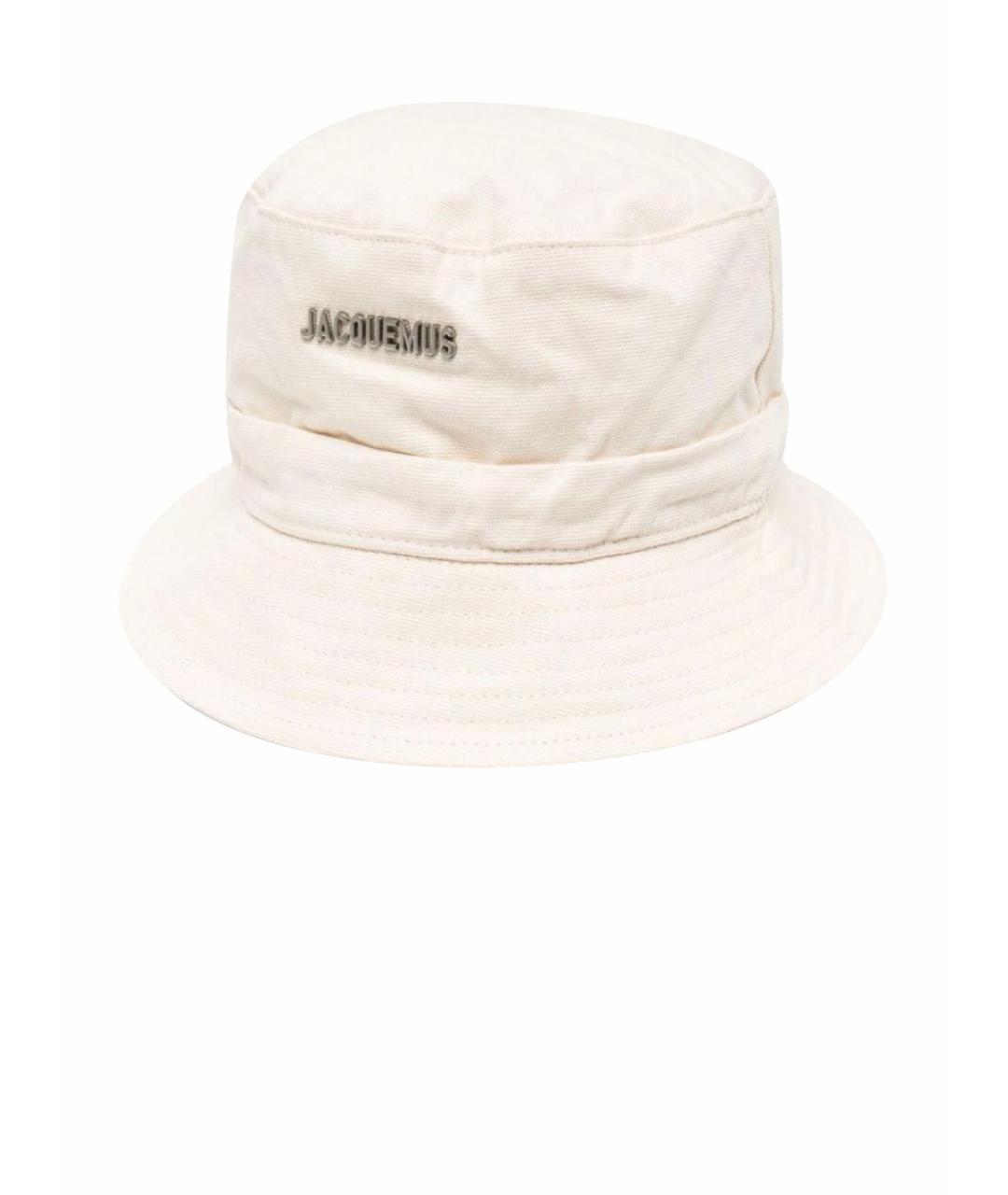 JACQUEMUS Белая хлопковая панама, фото 1